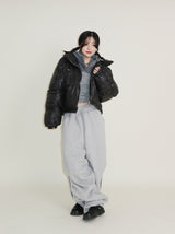 Monk String Shirring Piping Short Padded (Filling 100% Wellon)
