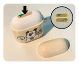 music butter yellow airpods hard case