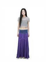 FOREST LONG SKIRT (PURPLE)