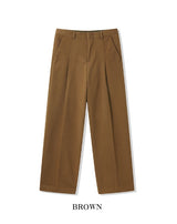 Chief Deep Pintuck Wool Slacks