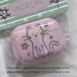 [MADE] twinkle twinkle airpods case (pink cat)