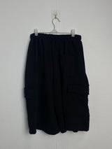 Strap sweat bermuda pants 2C