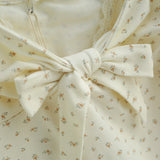 Lure Ribbon Shirring Slim Top