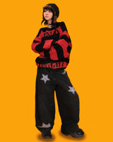 stripe punk box knit (2color)