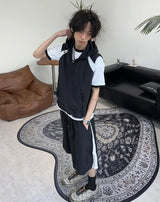 Ferrard zipper Bermuda pants