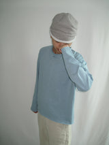 Vintage Slub Loop Henley Neck Long Sleeve T-Shirt(3c)