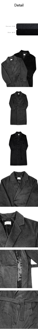 [F/W] ベーシックローブロングコート(2color)
