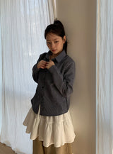 Rammi Check Crop Shirt