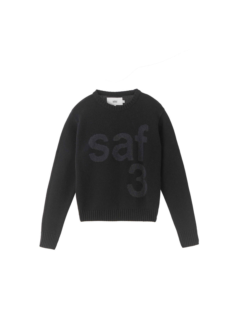 1/2 ベーシック SAFARI ニット (BLACK)