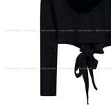 Poning Wrap Hooded Cardigan