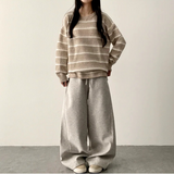 メンデ カーブド インシジョン ウール ワイドパンツ