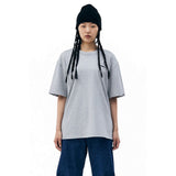 CUTTING CONSTRUCTION T-SHIRT [HEATHER GREY]