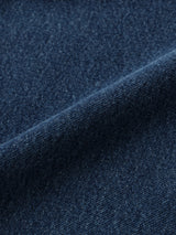 Wide Button Denim Pants