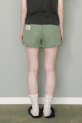 Poppie Ruffle Shorts [Green]