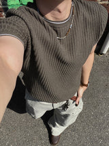 City Ringer Waffle Short Sleeve T-Shirt 3C