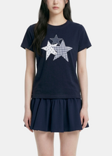 クロエパターンマキシスターTシャツ