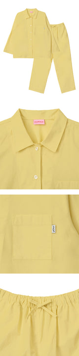 アーロックパジャマセット (Lemon)