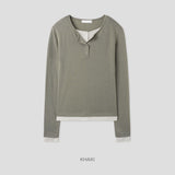 トゥービレイヤード長袖Tシャツ-5C
