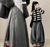 リビーソフトタッチサイドピンタックインシジョンワイドパンツ