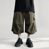 Dur Lip One Tuck Cargo Bermuda Pants (5 colors)