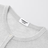 ESSENTIAL CARDIGAN (LIGHT GRAY)