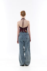  FINE HALTERNECK / BLACK