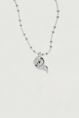 [925SILVER] ピュアローズペンダントネックレス