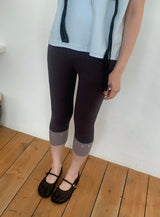 Yuruhi Button Three Quarter Leggings