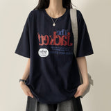 Jacket lettering short-sleeved