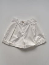Pleated Cabra Shorts