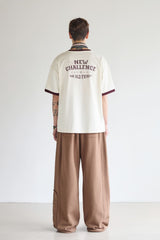パターンラインリンガーTシャツ