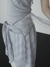 Ar knot check skirt