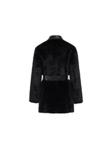 Reversible leather mustang (Black)