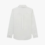 ストレンジャークラシックフィット刺繍ロングスリーブオックスフォードシャツ (White)