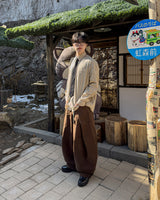 リニアストライプオーバーシャツ