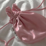 【MADE】Glossy Satin Mini Pouch