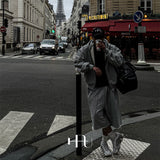 [HFORUS MADE] アーマーカットオフバミューダパンツ IN GREY