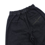 XP276 Tian Stud Wide Denim Pants (BLACK)