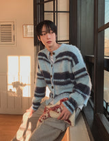 Bottie Angora Stripe Cardigan