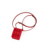 YMW argyle small bag - red