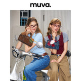 muva. ブリティッシュ リボン ミニトート