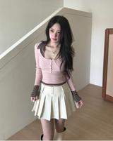 preti collar button u-neck nt