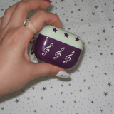 Music Eggplant purple Gloss AirPod Case