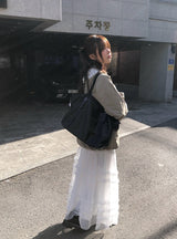 Cram Flap Pocket Cotton Bomber Jacket
