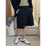 [S/S] Loose fit half set up pants (2color)