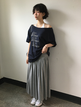 トッシュ オフショルダー Tシャツ(3color)