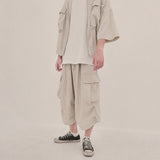 ストリートシェイプカプリショーツ_beige