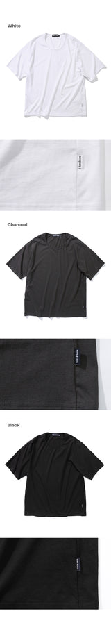 [SET] Basic U-Neck Silket Cotton T-Shirt_2PACK