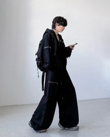 レクシア クロップ フード ジップアップ