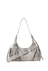 Avra Glossy Moto Bag